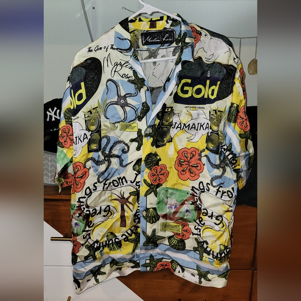 Martine Rose Jamaika Hawaiian Shirt